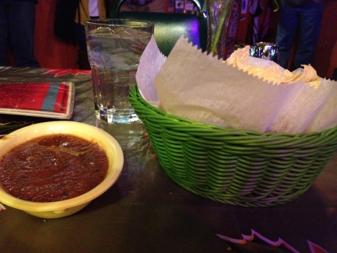 Chips and salsa--my healthy appetite kryptonite (I also rap on the side).